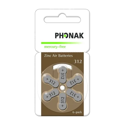Phonak 312 Battery 070-0370